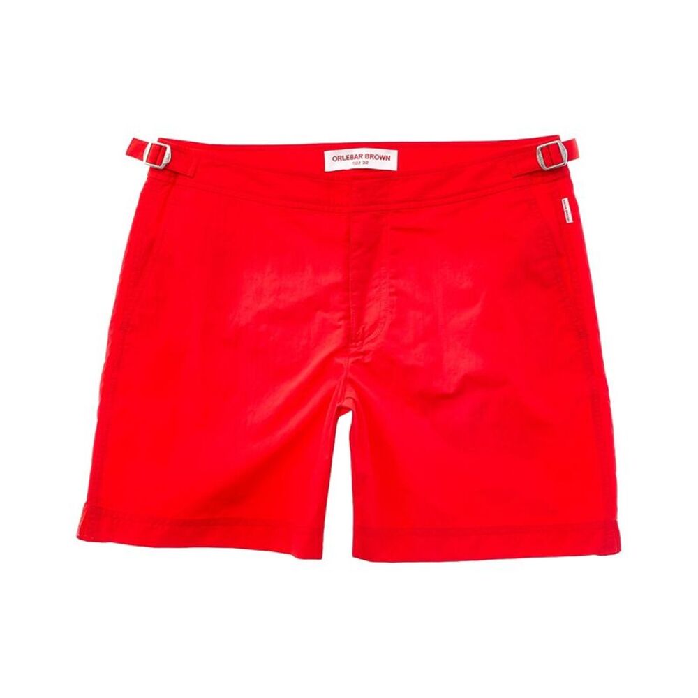 Orlebar Brown Mens  Swim Trunk, Red